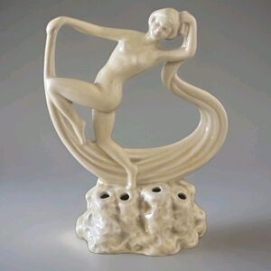 Antique 1930s Art Nouveau Dancing Lady Posy Holder, England/UK
